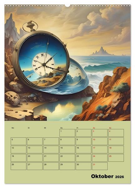 Produktbild: Surreale Fantasiewelten (hochwertiger Premium Wandkalender 2026 DIN A2 hoch), Kunstdruck in Hochglanz