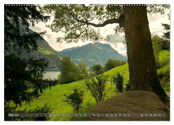 Produktbild: Der Zauber der Schweizer Berge (Wandkalender 2026 DIN A2 quer), CALVENDO Monatskalender