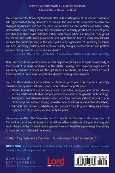 Produktbild: New Directions for University Museums