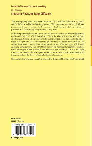 Produktbild: Stochastic Flows and Jump-Diffusions