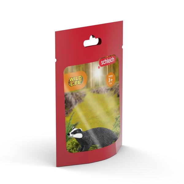 Produktbild: schleich&reg; 14842 - Wild Life, Dachs, Tierfigur, L&auml;nge: 7,8 cm