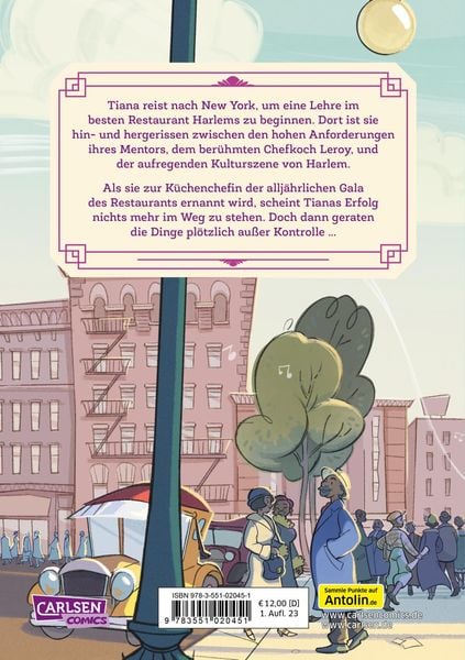 Produktbild: Disney Adventure Journals: Tiana und der Zauber von Harlem
