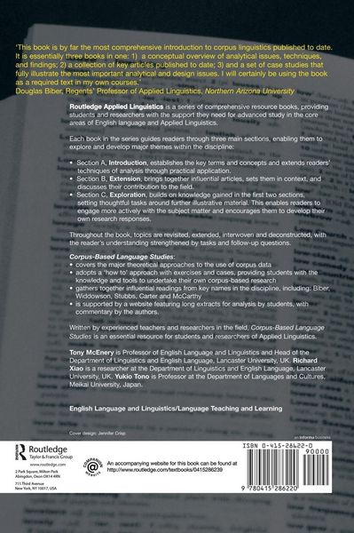 Produktbild: Corpus-Based Language Studies
