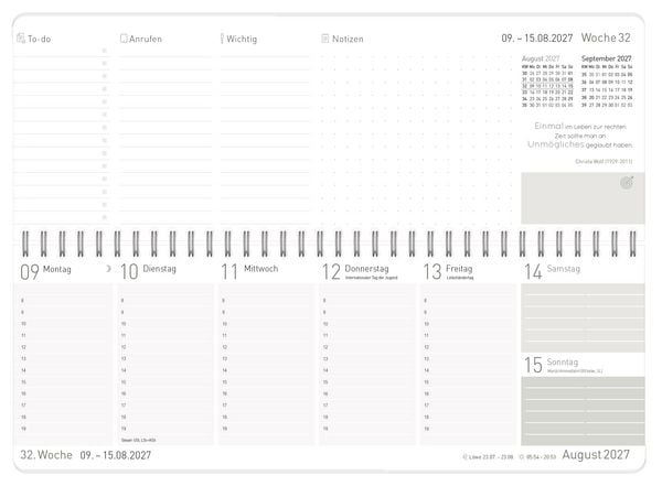Produktbild: Tischkalender 2027