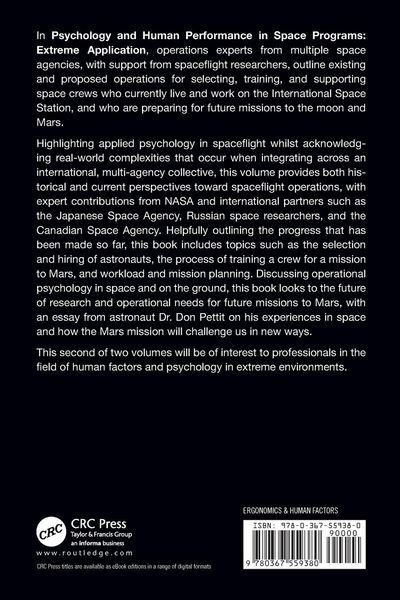 Produktbild: Psychology and Human Performance in Space Programs