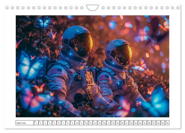 Produktbild: Galaktische Abenteuer (Wandkalender 2026 DIN A4 quer), CALVENDO Monatskalender