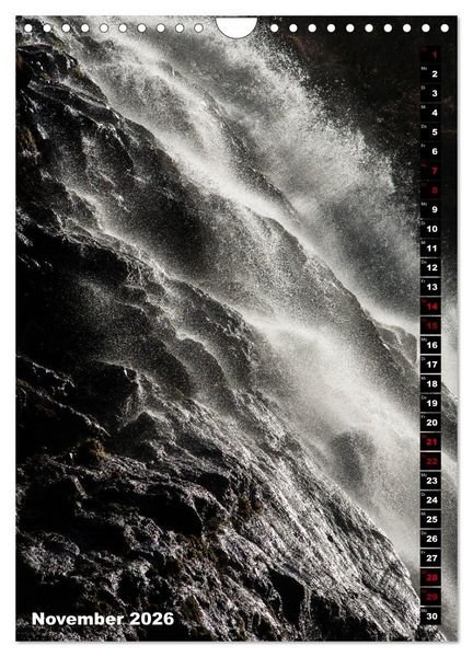 Produktbild: Wasserf&auml;lle. Beindruckende Schauspiele der Natur (Wandkalender 2026 DIN A4 hoch), CALVENDO Monatskalender