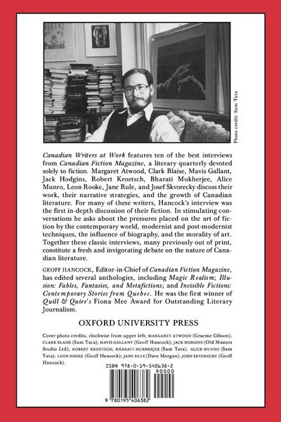 Produktbild: Canadian Writers at Work