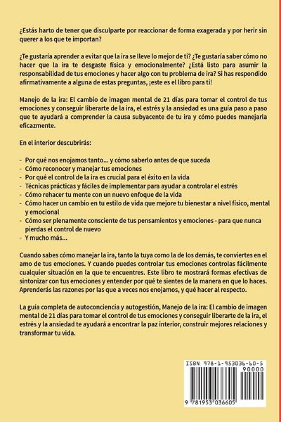 Produktbild: Manejo de la ira