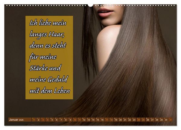 Produktbild: Coiffeur - Wellness f&uuml;r die Haare - mit Spr&uuml;chen (hochwertiger Premium Wandkalender 2026 DIN A2 quer), Kunstdruck in Hochglanz