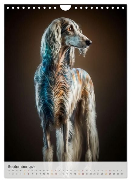 Produktbild: Persischer Windhund (Wandkalender 2026 DIN A4 hoch), CALVENDO Monatskalender