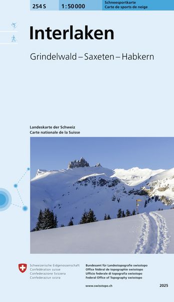 Produktbild: 254S Interlaken Schneesportkarte