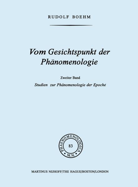 Produktbild: Vom Gesichtspunkt der Ph&auml;nomenologie