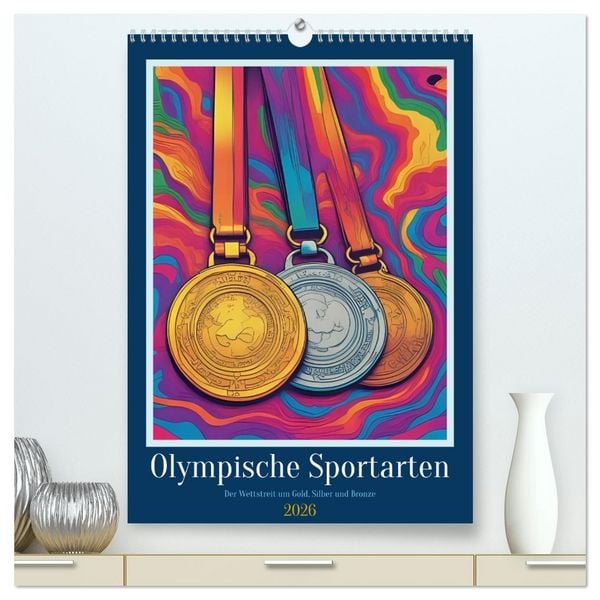 Produktbild: Olympische Sportarten (hochwertiger Premium Wandkalender 2026 DIN A2 hoch), Kunstdruck in Hochglanz