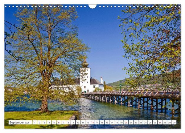Produktbild: Schau eina in&acute;s Salzkammergut (Wandkalender 2026 DIN A3 quer), CALVENDO Monatskalender