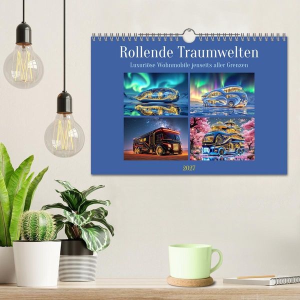 Produktbild: Rollende Traumwelten (Wandkalender 2027 DIN A4 quer), CALVENDO Monatskalender