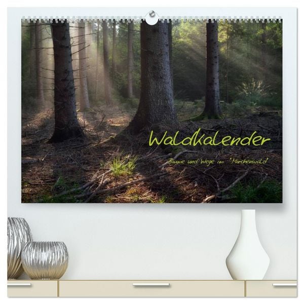 Produktbild: Waldkalender (hochwertiger Premium Wandkalender 2026 DIN A2 quer), Kunstdruck in Hochglanz