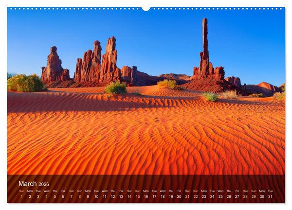 Produktbild: USA the wonderful Southwest (Wall Calendar 2026 DIN A2 landscape), CALVENDO 12 Month Wall Calendar