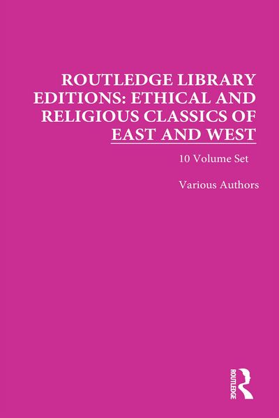 Produktbild: Ethical and Religious Classics of East and West