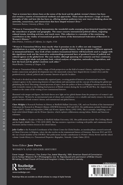 Produktbild: Women in Transnational History