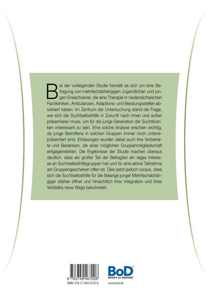 Produktbild: Junge Mehrfachabh&auml;ngige und Suchtselbsthilfe