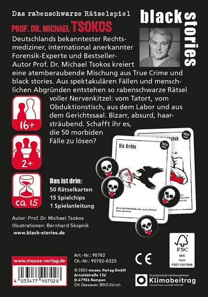 Produktbild: black stories Tsokos
