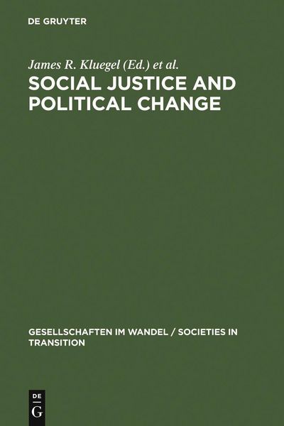 Produktbild: Social Justice and Political Change