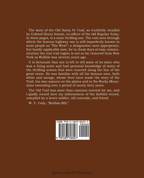 Produktbild: The Old Santa Fe Trail, the Story of a Great Highway