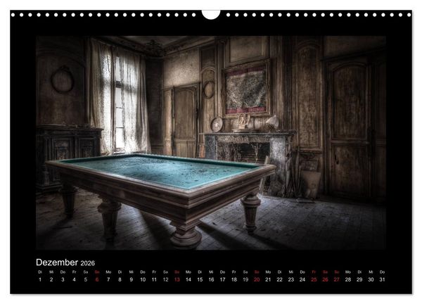 Produktbild: Lost Places - verlassene Orte vergangener Glanz (Wandkalender 2026 DIN A3 quer), CALVENDO Monatskalender