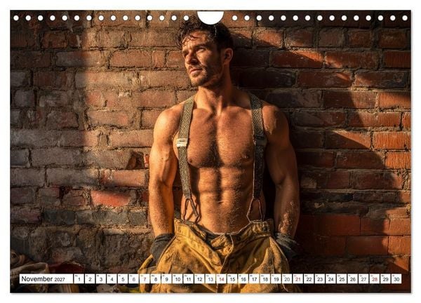 Produktbild: Feuerwehrm&auml;nner - Sexy K&ouml;rper und hei&szlig;e Flammen (Wandkalender 2027 DIN A4 quer), CALVENDO Monatskalender