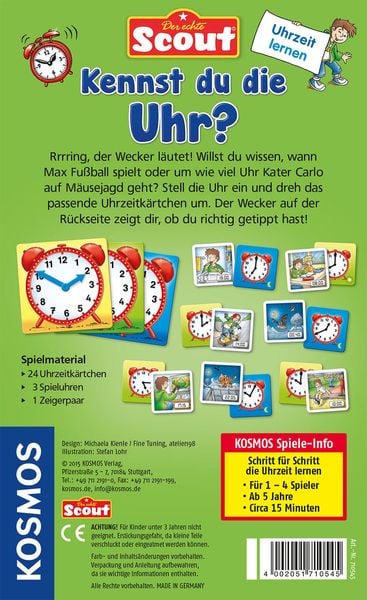 Produktbild: Scout Kennst du die Uhr?