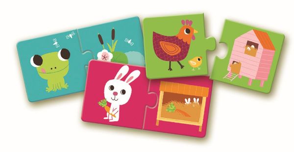 Produktbild: Puzzle duo/trio Puzzle Duo Lebensraum