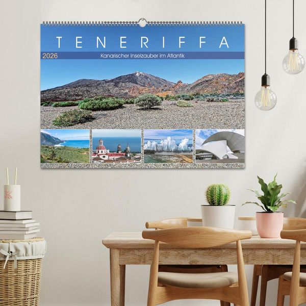 Produktbild: TENERIFFA Kanarischer Inselzauber im Atlantik (Wandkalender 2026 DIN A2 quer), CALVENDO Monatskalender