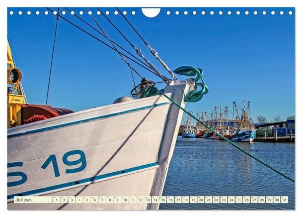 Produktbild: Reise an die Nordsee - Husum (Wandkalender 2026 DIN A4 quer), CALVENDO Monatskalender