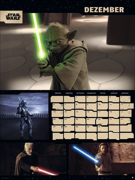 Produktbild: Star Wars Broschur XL Kalender 2027