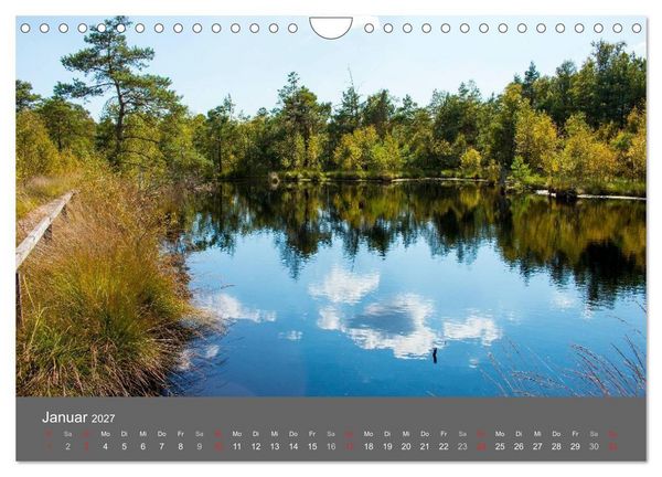 Produktbild: Moor- und Heidelandschaften Niedersachsen (Wandkalender 2027 DIN A4 quer), CALVENDO Monatskalender