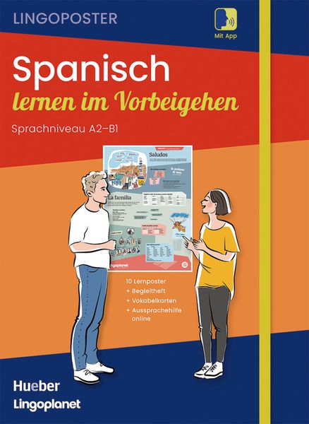 Produktbild: Lingoposter: Spanisch lernen im Vorbeigehen