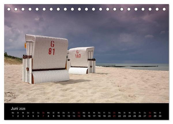 Produktbild: Traumhafte Ostseek&uuml;ste (Tischkalender 2026 DIN A5 quer), CALVENDO Monatskalender