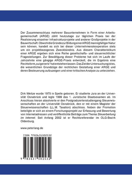 Produktbild: Die Arbeitsgemeinschaft in der Bauwirtschaft