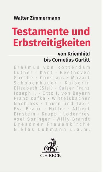 Produktbild: Testamente und Erbstreitigkeiten