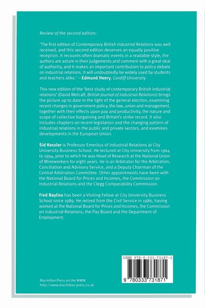 Produktbild: Contemporary British Industrial Relations