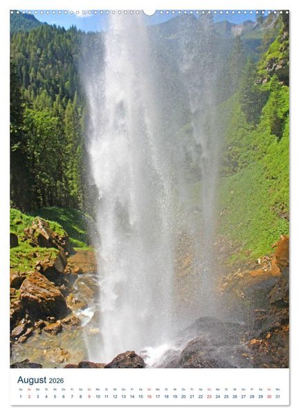 Produktbild: Sch&ouml;ner Wasserfall (hochwertiger Premium Wandkalender 2026 DIN A2 hoch), Kunstdruck in Hochglanz