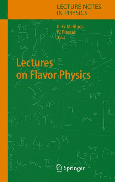 Produktbild: Lectures on Flavor Physics