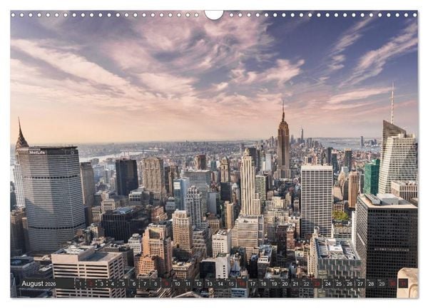 Produktbild: New York City favorites / UK-Version (Wall Calendar 2026 DIN A3 landscape), CALVENDO 12 Month Wall Calendar