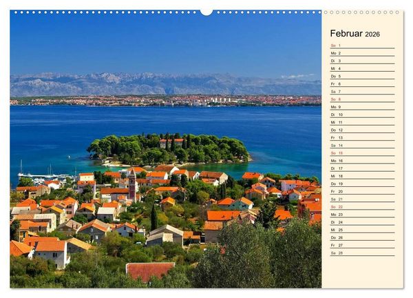 Produktbild: Zadar und Norddalmatien (Wandkalender 2026 DIN A2 quer), CALVENDO Monatskalender