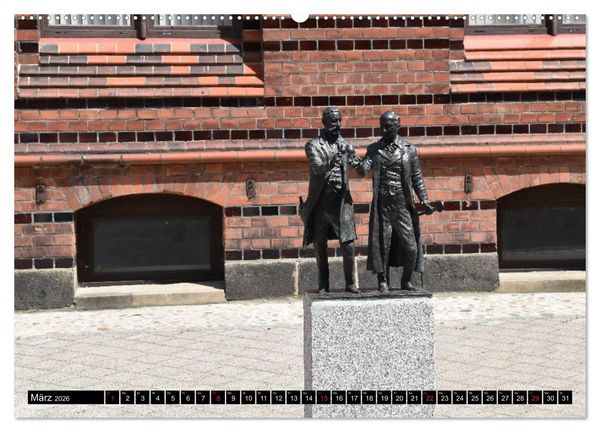 Produktbild: Grabow - Fachwerkstadt an der Elde (hochwertiger Premium Wandkalender 2026 DIN A2 quer), Kunstdruck in Hochglanz