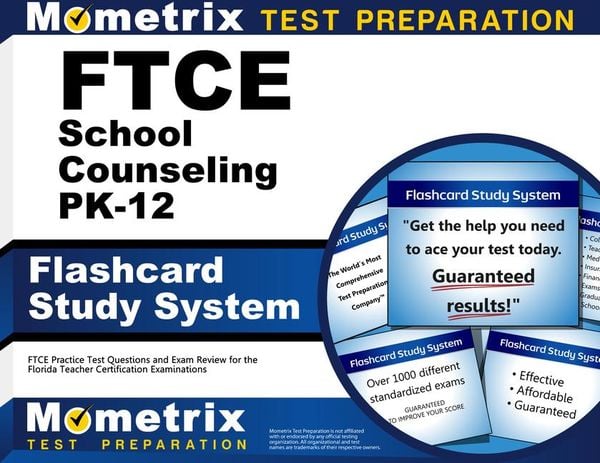 Produktbild: FTCE School Counseling Pk-12 Flashcard Study System
