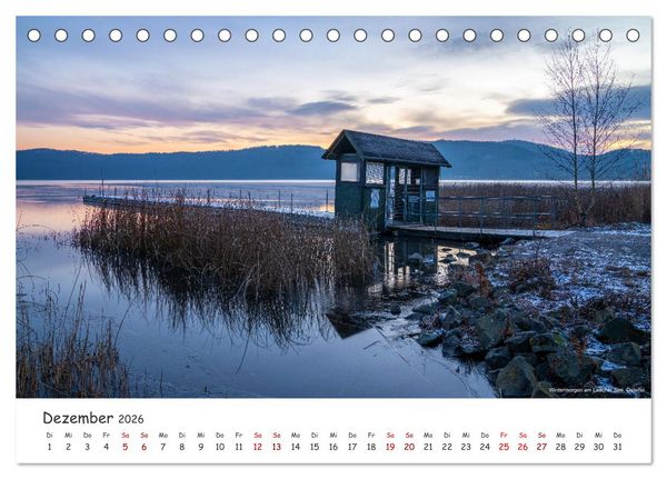 Produktbild: Heimat Entdecken: Eifel - Stille Maare und rauschende Wasser (Tischkalender 2026 DIN A5 quer), CALVENDO Monatskalender