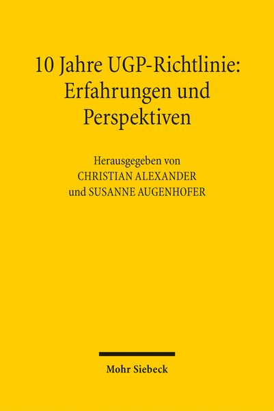 Produktbild: 10 Jahre UGP-Richtlinie