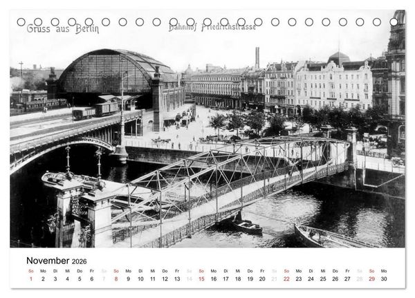 Produktbild: Gr&uuml;&szlig;e aus dem alten Berlin (Tischkalender 2026 DIN A5 quer), CALVENDO Monatskalender